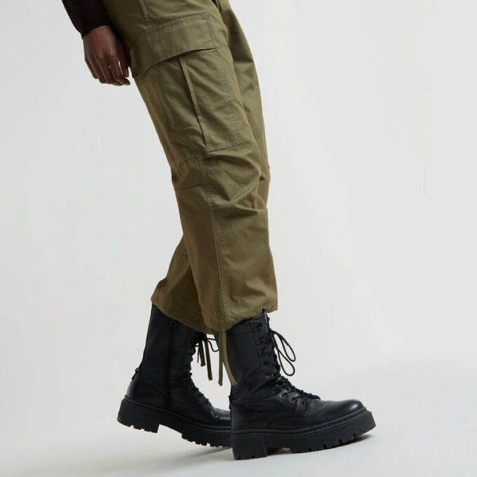 Cargo Cropped Trekkoord Broek Cargo Cropped Trekkoord Broek