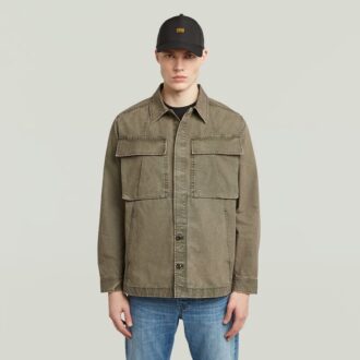 Cargo gewassen overshirt