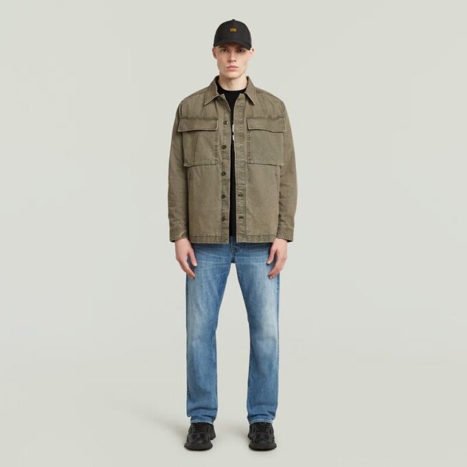 Cargo gewassen overshirt Cargo gewassen overshirt