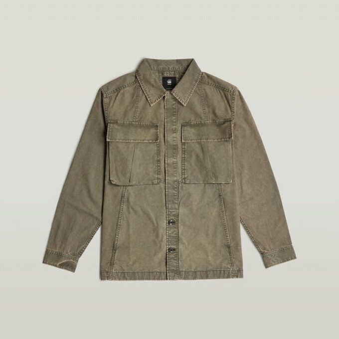 Cargo gewassen overshirt Cargo gewassen overshirt