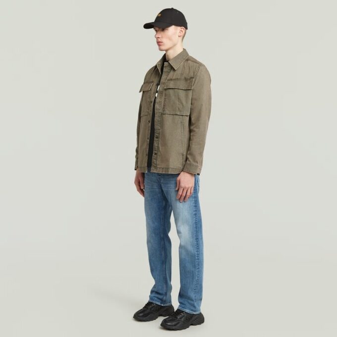 Cargo gewassen overshirt Cargo gewassen overshirt