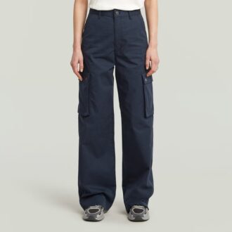 Cargobroek met hoge taille