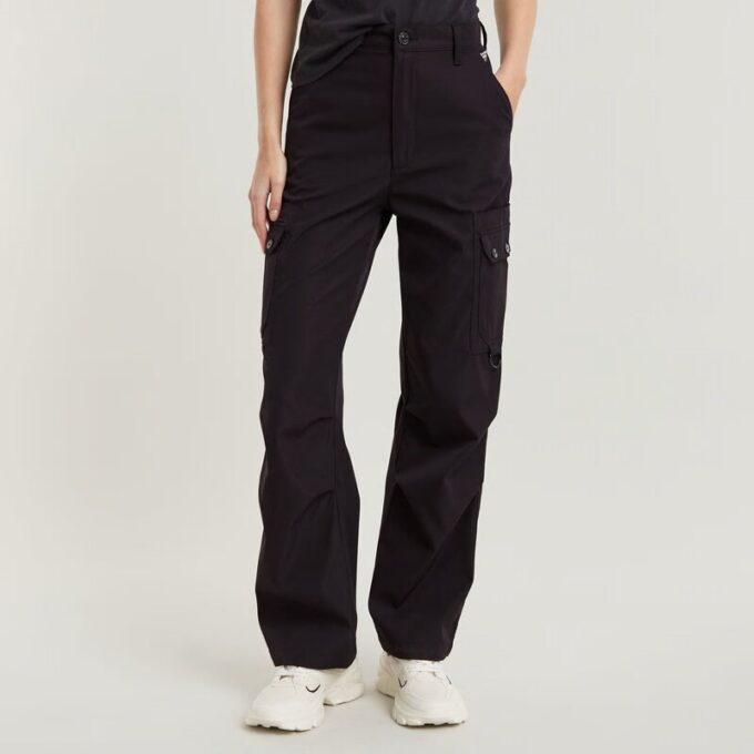 Cargobroek met hoge taille Cargobroek met hoge taille