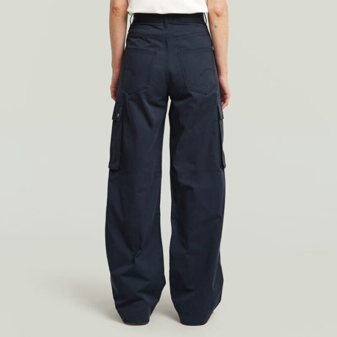 Cargobroek met hoge taille Cargobroek met hoge taille