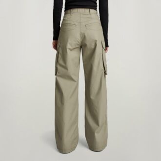 Cargobroek met hoge taille