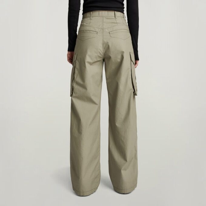 Cargobroek met hoge taille