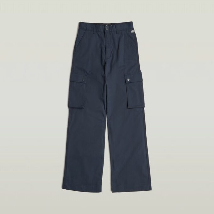 Cargobroek met hoge taille Cargobroek met hoge taille