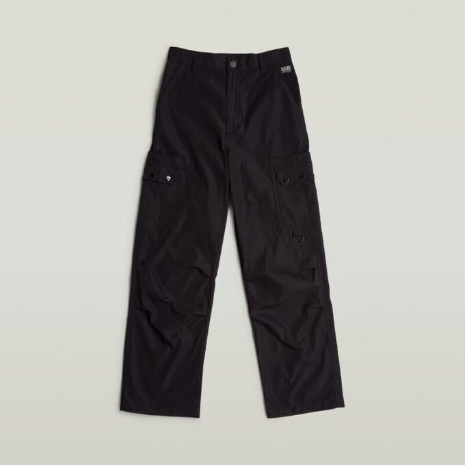 Cargobroek met hoge taille Cargobroek met hoge taille