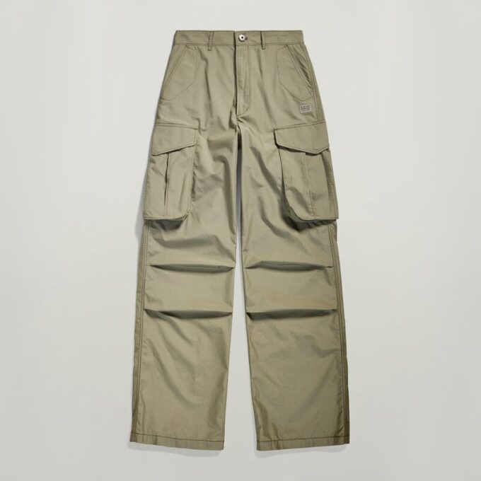 Cargobroek met hoge taille
