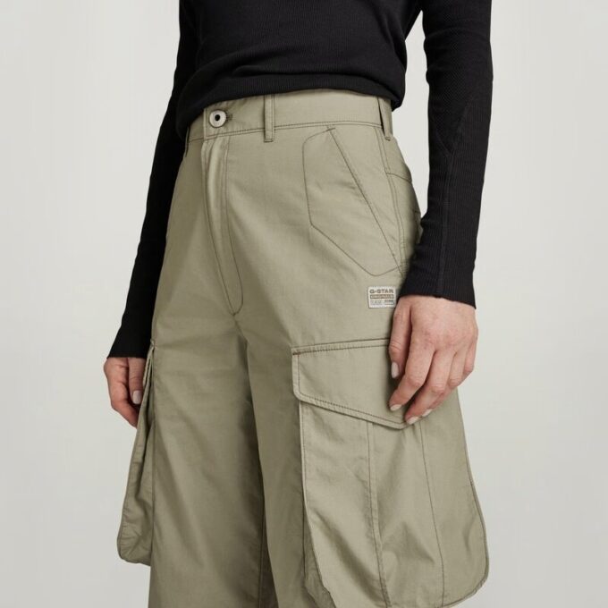 Cargobroek met hoge taille