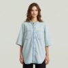 Carter 2-pocket denim overhemd