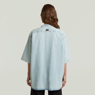 Carter 2-pocket denim overhemd