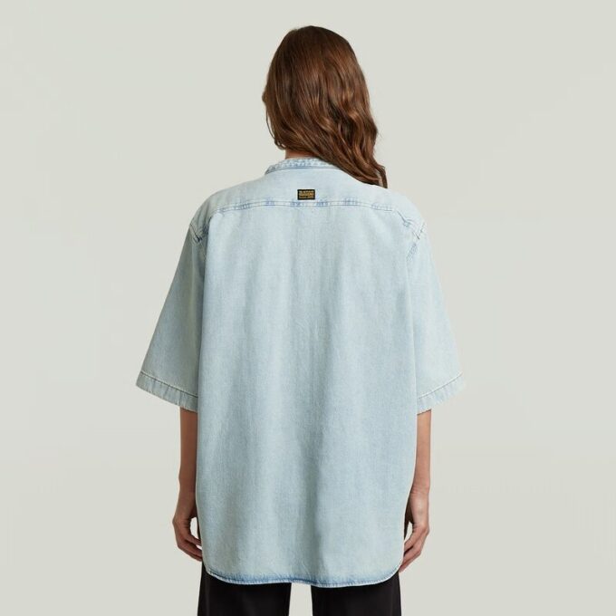 Carter 2-pocket denim overhemd