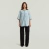 Carter 2-pocket denim overhemd