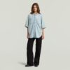 Carter 2-pocket denim overhemd
