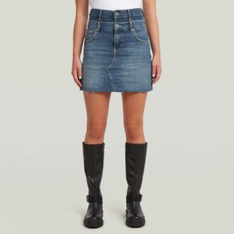 Carter minirok met dubbele tailleband