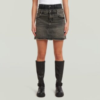 Carter minirok met dubbele tailleband