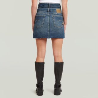 Carter minirok met dubbele tailleband
