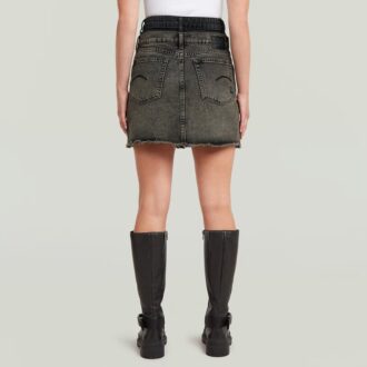 Carter minirok met dubbele tailleband