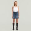 Carter minirok met dubbele tailleband