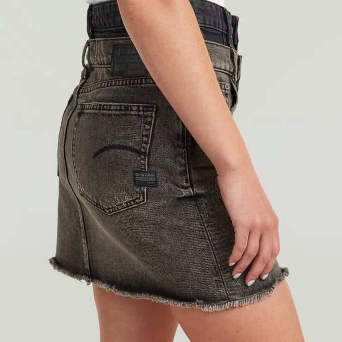 Carter minirok met dubbele tailleband