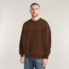 Chenille G-Script Losse Trui Chenille G-Script Losse Trui