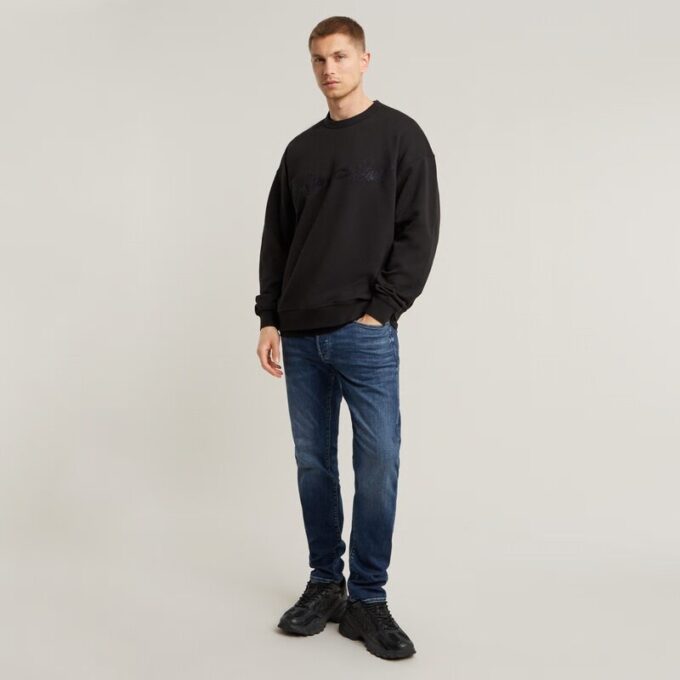Chenille G-Script Losse Trui Chenille G-Script Losse Trui