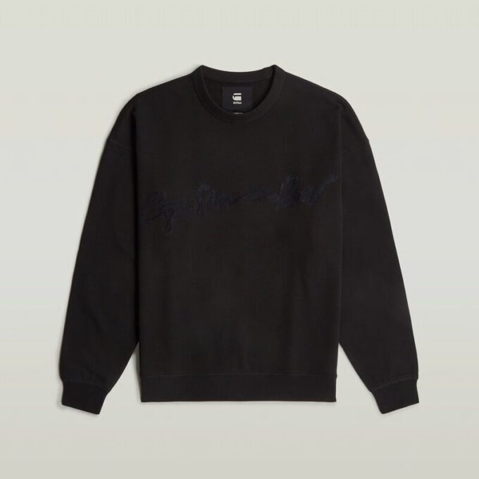 Chenille G-Script Losse Trui Chenille G-Script Losse Trui