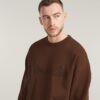 Chenille G-Script Losse Trui Chenille G-Script Losse Trui
