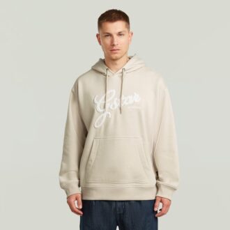 Chenille Relaxed Hoodie Trui
