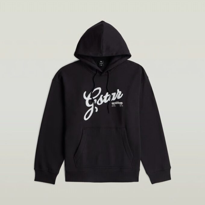 Chenille Relaxed Hoodie Trui Chenille Relaxed Hoodie Trui