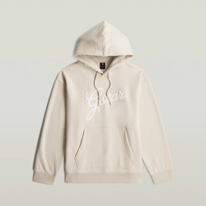 Chenille Relaxed Hoodie Trui Chenille Relaxed Hoodie Trui