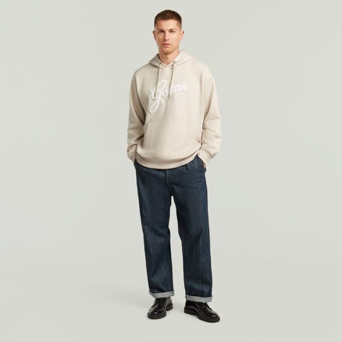 Chenille Relaxed Hoodie Trui Chenille Relaxed Hoodie Trui
