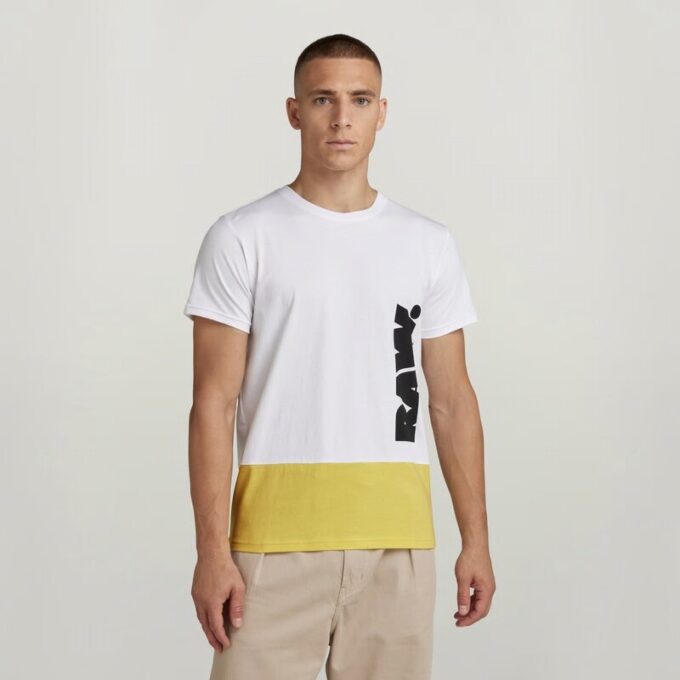 Color Block RAW. T-shirt