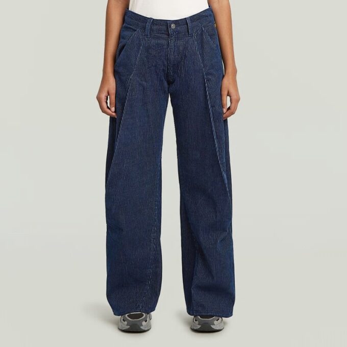 Contor 3D wijde chino-jeans