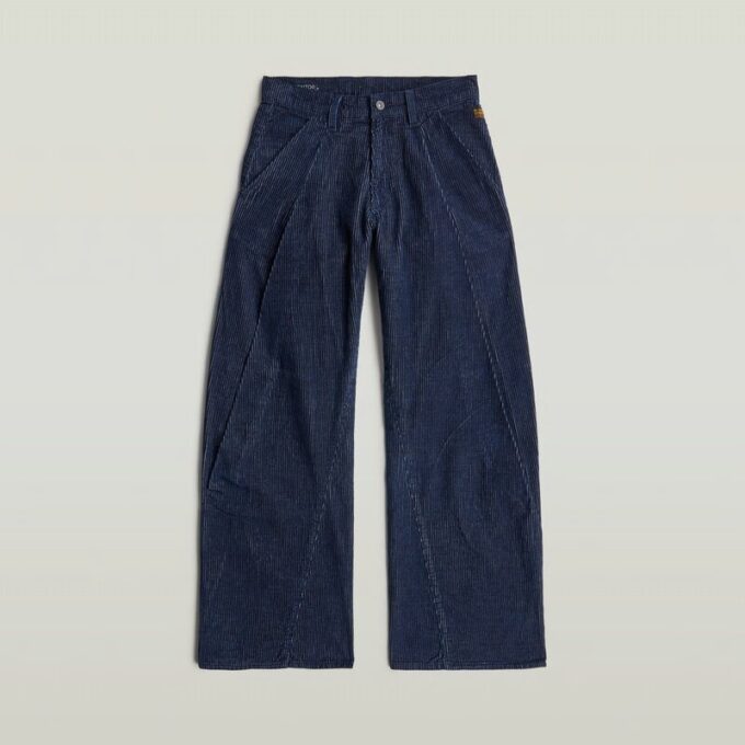 Contor 3D wijde chino-jeans