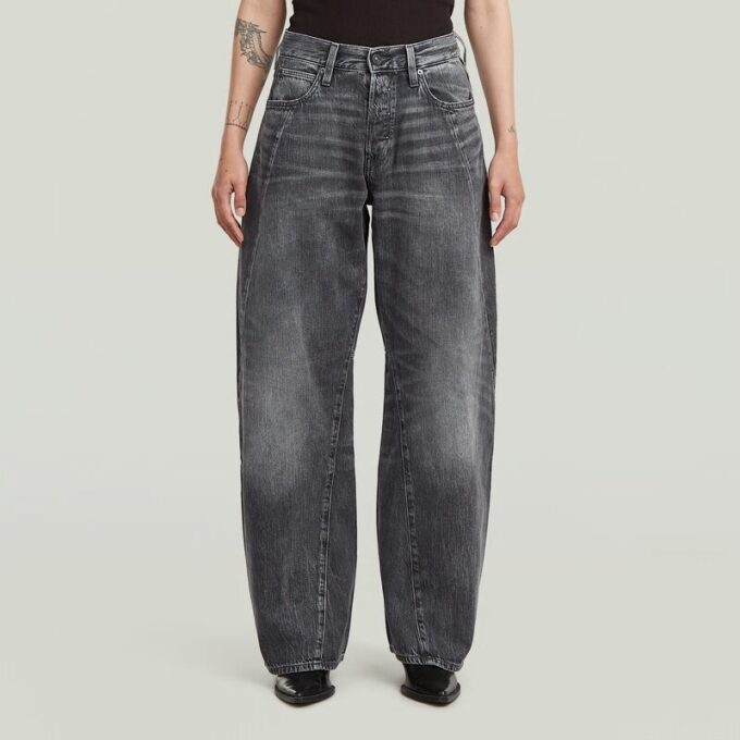 Contor 3D wijde jeans