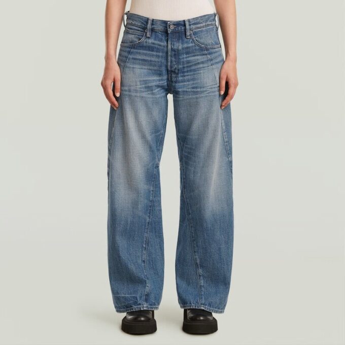 Contor 3D wijde jeans