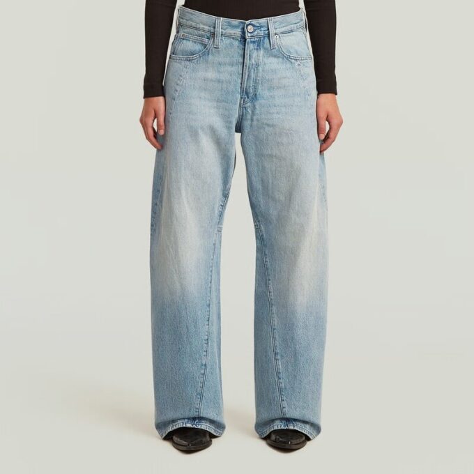 Contor 3D wijde jeans