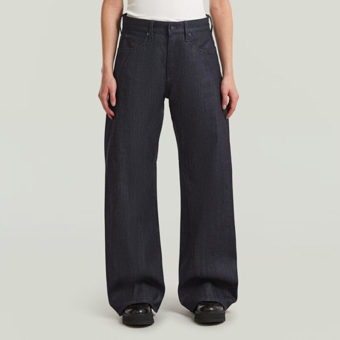 Contor 3D wijde jeans