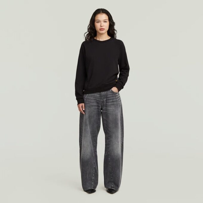 Contor 3D wijde jeans