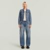 Contor 3D wijde jeans