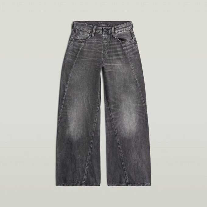 Contor 3D wijde jeans