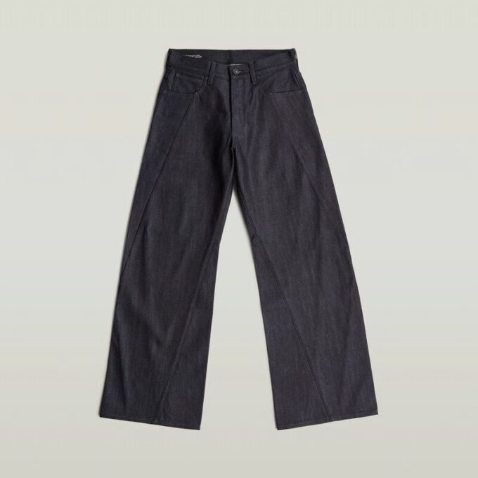 Contor 3D wijde jeans