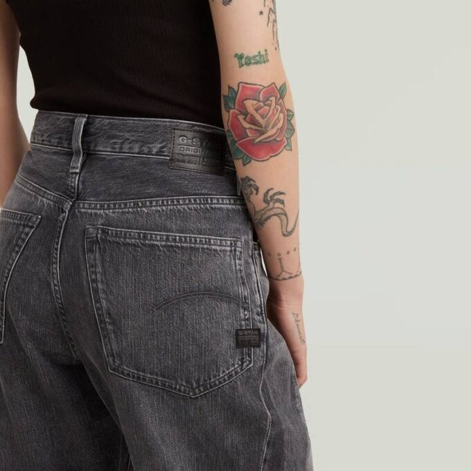 Contor 3D wijde jeans