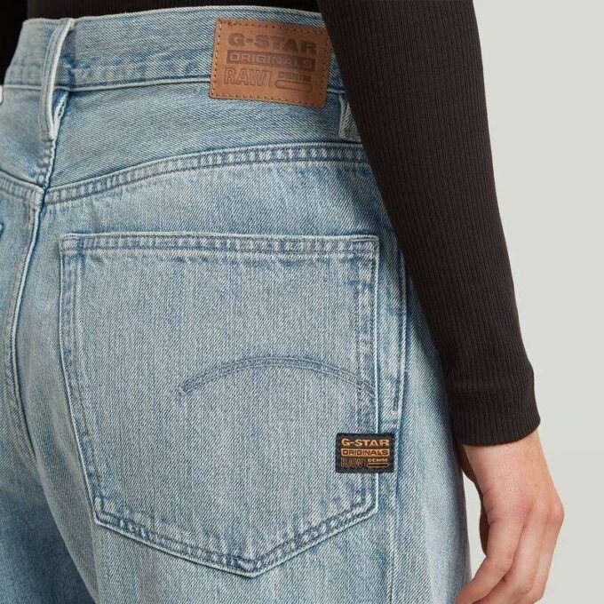 Contor 3D wijde jeans