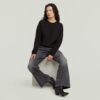 Contor 3D wijde jeans