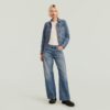 Contor 3D wijde jeans