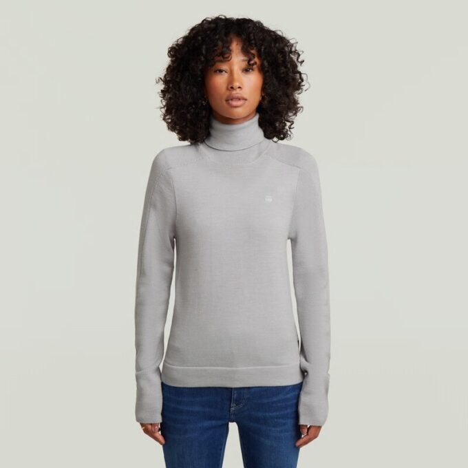 Core Turtle Slim Knit