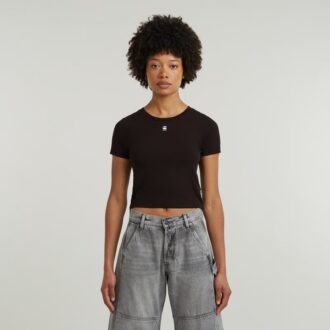 Cropped mini-slanke top